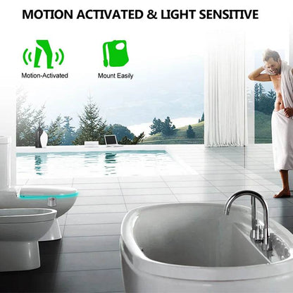WC Led : ZK30 Smart PIR capteur de mouvement siège de toilette veilleuse 8/16 couleurs rétro-éclairage étanche pour cuvette de toilette lampe à LED WC lumière de toilette - myledly