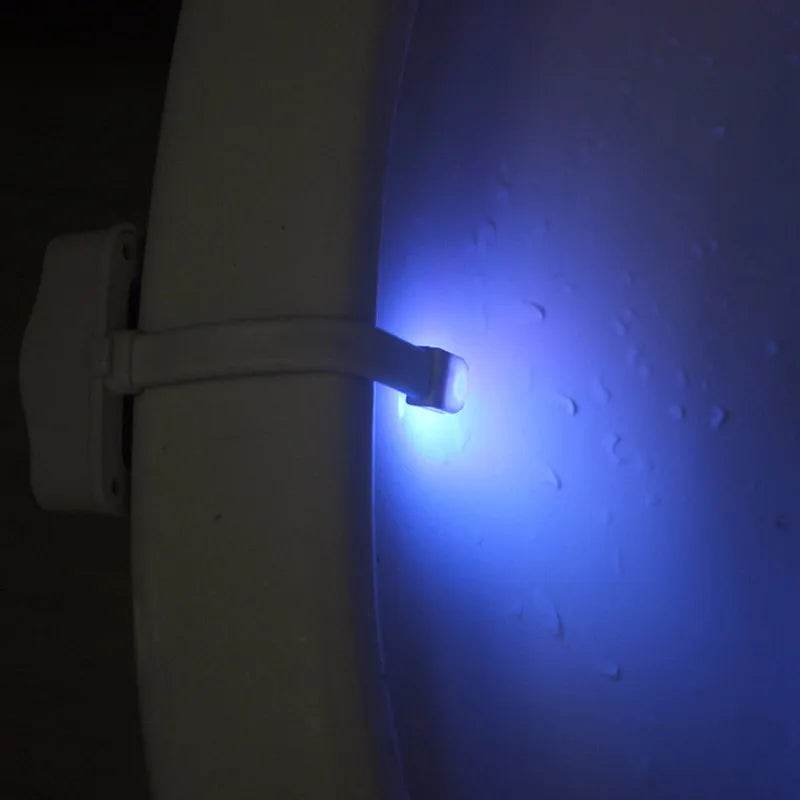 WC Led : ZK30 Smart PIR capteur de mouvement siège de toilette veilleuse 8/16 couleurs rétro-éclairage étanche pour cuvette de toilette lampe à LED WC lumière de toilette - myledly