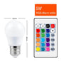 LED BULB : RGB 5W 10W 15W RGBWW, 110V, lampe LED RGBW colorée modifiable avec télécommande IR - myledly