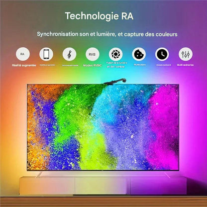 Rétroéclairage TV - Eclairage immersif et réalité augmentée