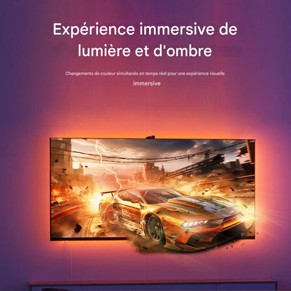 Rétroéclairage TV - Eclairage immersif et réalité augmentée