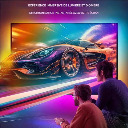 Rétroéclairage TV - Eclairage immersif et réalité augmentée