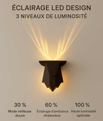Deer Light éclairage doux sommeil chevet - Veilleuse projection cerf LED tactile