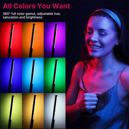 StickLamp : Ulanzi VL119 lampe de poche colorée RGB 19.68 pouces baguette de lumière LED portable CRI 95 + 2500 K-9000 K lampe de Studio de photographie - myledly