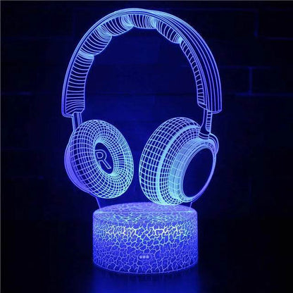 3D LED : Lampe RGB pour salle de jeu, configuration de jeu, veilleuse alimentée par USB, lampe de Table pour décoration de chambre à coucher, lumières de noël - myledly