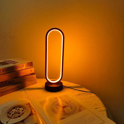 Ring Led : lampe chambre anneau lampe salon trois couleurs gradation lampe de chevet LED veilleuse - myledly