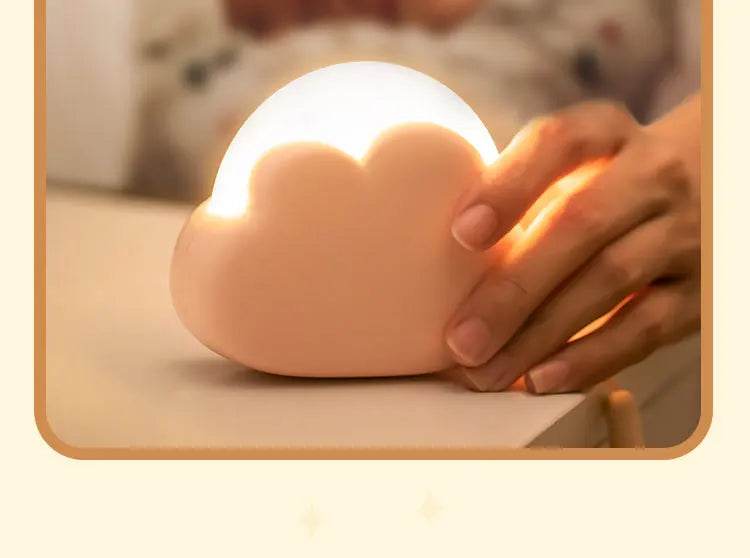 Cloudy Led : Nuage veilleuse Mini USB sans fil Adorable nuage forme LED veilleuse pour chambre bébé enfants cadeau créatif - myledly