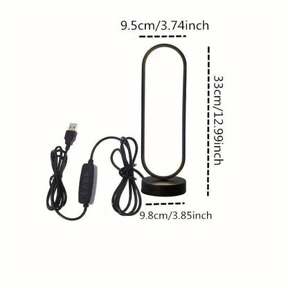 Ring Led : lampe chambre anneau lampe salon trois couleurs gradation lampe de chevet LED veilleuse - myledly