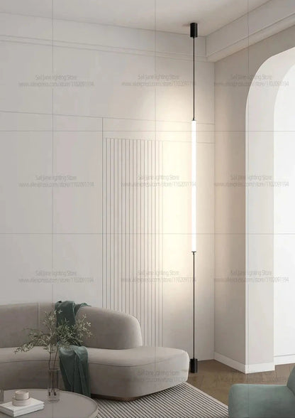 Lampadaire cylindrique moderne - lampadaire LED aluminium élégant