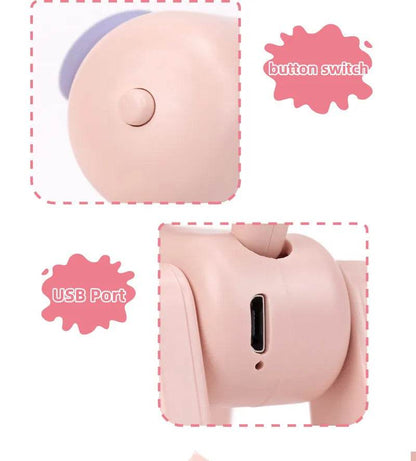 Petty Led : Mini veilleuse USB Rechargeable, lampe de Table, dessin animé, ornement de bureau, dortoir, chambre à coucher, lumière ambiante, cadeaux de vacances pour enfants, nouvelle collection - myledly