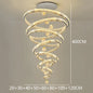 KRISTALLTREPPE Lustre cristal moderne escalier - Suspension duplex architecture luxe
