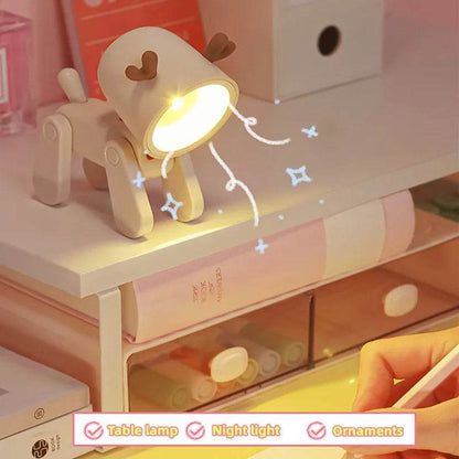 Petty Led : Mini veilleuse USB Rechargeable, lampe de Table, dessin animé, ornement de bureau, dortoir, chambre à coucher, lumière ambiante, cadeaux de vacances pour enfants, nouvelle collection - myledly