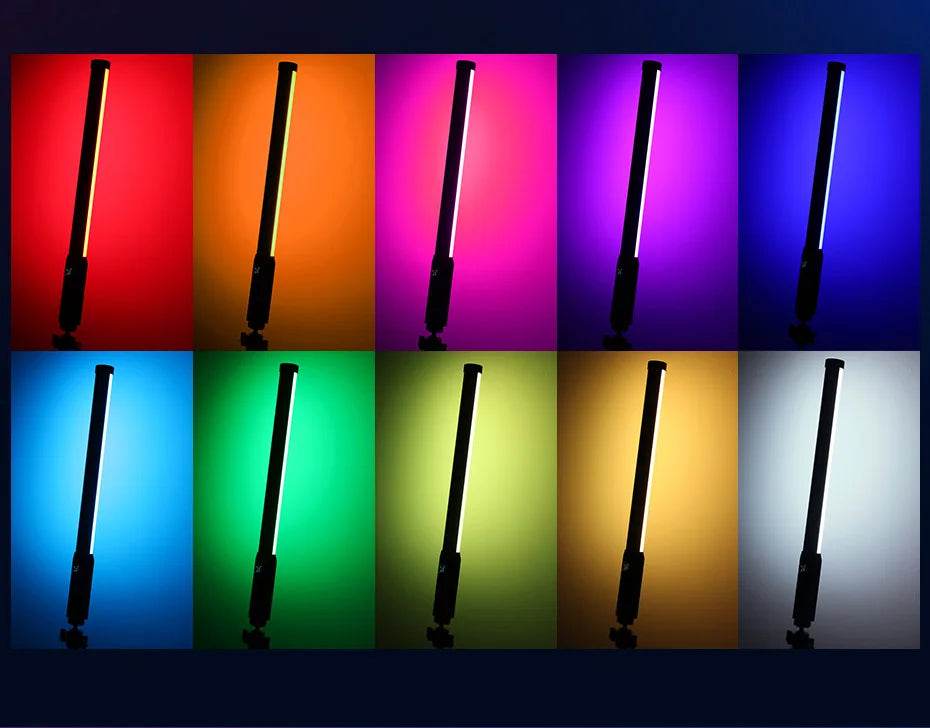 StickLamp : Ulanzi VL119 lampe de poche colorée RGB 19.68 pouces baguette de lumière LED portable CRI 95 + 2500 K-9000 K lampe de Studio de photographie - myledly