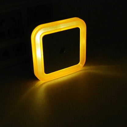 Square Led : Sans fil LED veilleuse capteur éclairage Mini prise ue veilleuses lampe pour chambre d'enfants chambre décoration éclairage - myledly