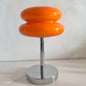 Lampe de table macaron rose - ambiance poétique chambre japandi