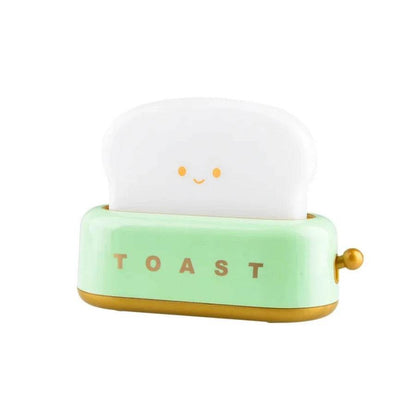 Toasty Led : lumière grille-pain veilleuse créative lampe à LED rechargeable chambre pour cadeau d'anniversaire - myledly