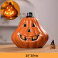 Citrouilles lumineuses Halloween - détail qualité plastique résistant