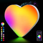 Fivemi Led : Veilleuses Led colorées avec 26 lettres de l'alphabet, application intelligente, bricolage, synchronisation de la musique, signe lumineux, salle de jeu, chambre à coucher, décor de Bar, cadeau - myledly