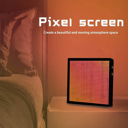 Pixel LED : Pixel affichage veilleuse intelligente APP contrôle écran Programmable bricolage texte Animation cadre Photo veilleuse cadeau décor à la maison - myledly