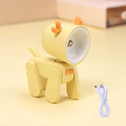Petty Led : Mini veilleuse USB Rechargeable, lampe de Table, dessin animé, ornement de bureau, dortoir, chambre à coucher, lumière ambiante, cadeaux de vacances pour enfants, nouvelle collection - myledly