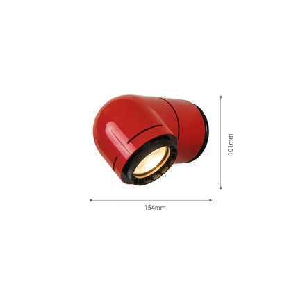 Lampe sur pied tubulaire chrome - vue complète design iconique 70s