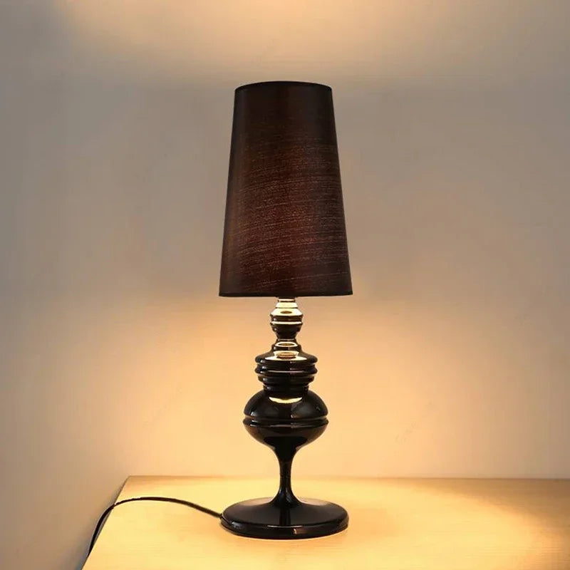 Lampe sur pied nordique tissu - éclairage directionnel chambre salon noir