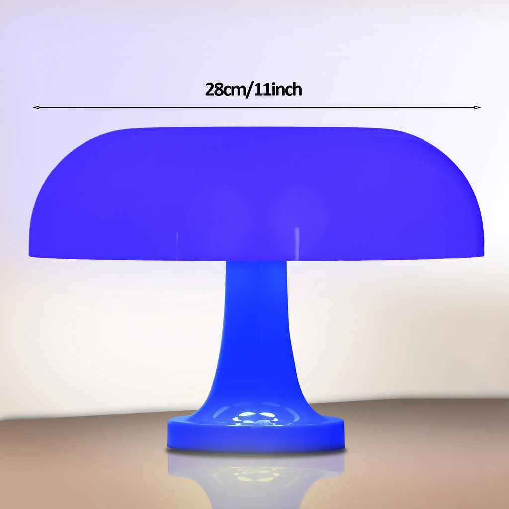 Lampe champignon bohème bleue Bohemushroom 25cm - luminaire décoratif LED
