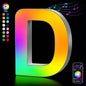 Fivemi Led : Veilleuses Led colorées avec 26 lettres de l'alphabet, application intelligente, bricolage, synchronisation de la musique, signe lumineux, salle de jeu, chambre à coucher, décor de Bar, cadeau - myledly