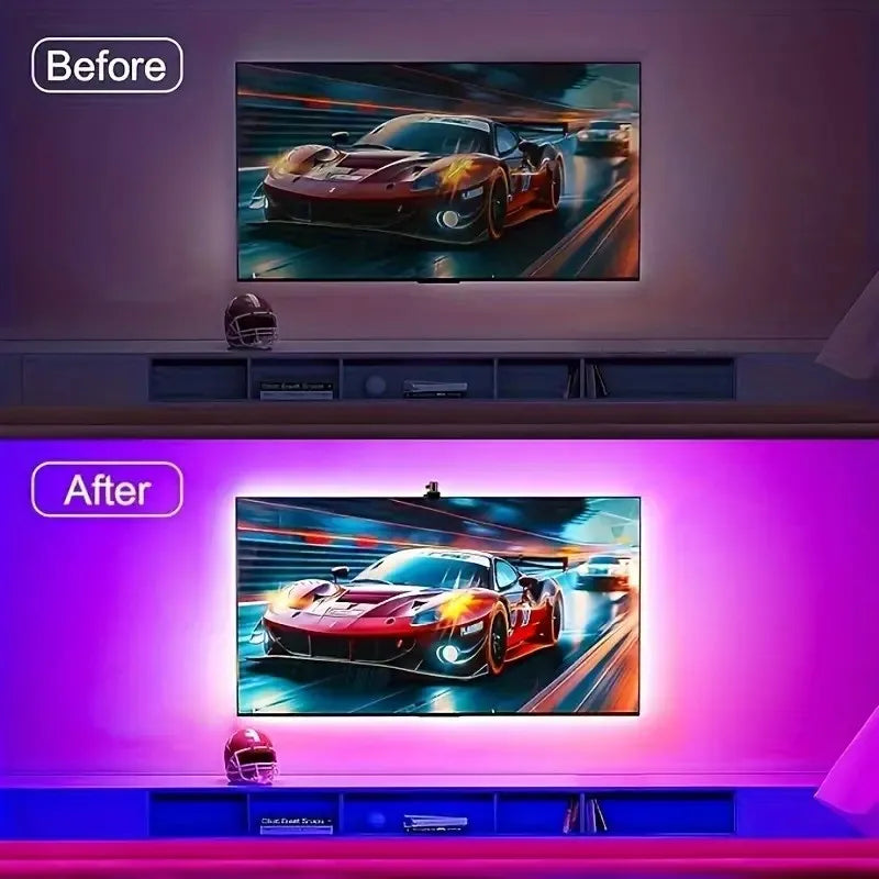 Rétroéclairage TV - Eclairage immersif et réalité augmentée