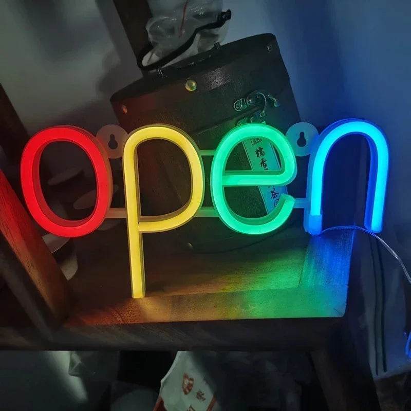 AOXO LED : Lampe néon Game Over 3D Led RGB, Illusion USB, veilleuse d'anniversaire, cadeau Cool pour ami, lit, salle de jeu, Table, décoration colorée - myledly