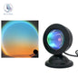 Sunset Lamp : Projecteur LED veilleuse 16 couleurs projecteur lumière arc-en-ciel atmosphère maison chambre fond décoration murale - myledly