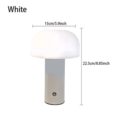  Lampe Pilzlicht champignon LED - lampe table rechargeable tactile 3 couleurs