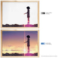 Your name Led : Anime INS romantique ciel étoilé led veilleuse peinture, prise USB rechargeable lampe d'ambiance de bureau, cadeaux spéciaux pour les couples - myledly
