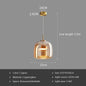 GLASNORD Suspension verre LED nordique - Lustre moderne restaurant bar