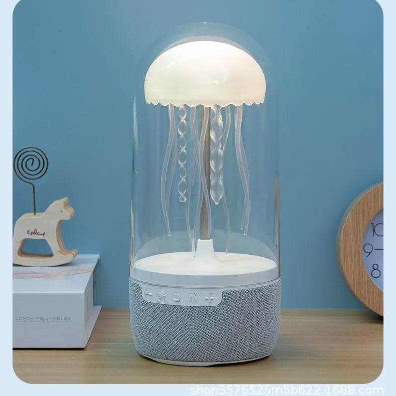 Aurora Medusa Lampe : Lampe de chevet LED type USB C avec commande vocale et option humidificateur Bluetooth - myledly