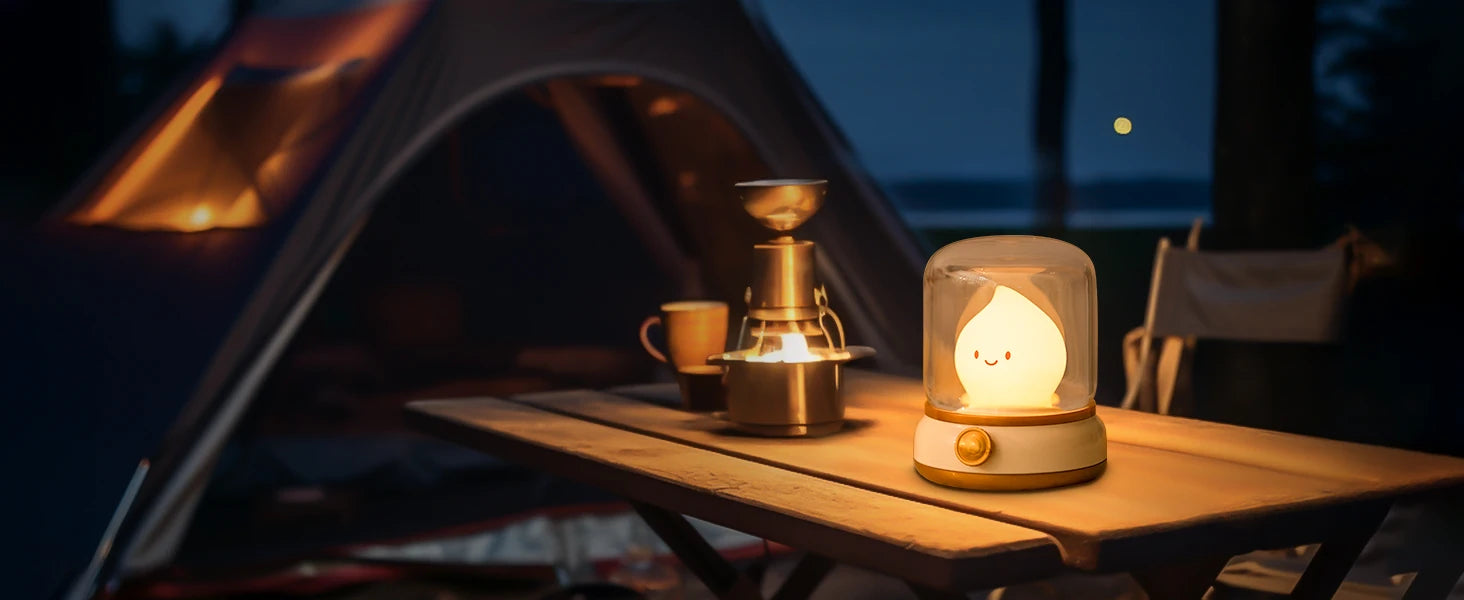 Veilleuse Miniflam LED rechargeable - lampe portable réglable chambre