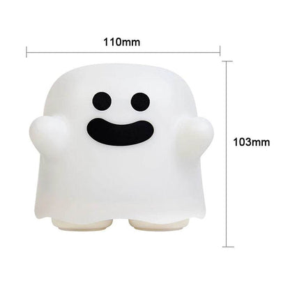 Boo Led : veilleuses pour enfants chambre mignon Boo fantôme Silicone lampe capteur tactile réglable enfant vacances cadeau Rechargeable - myledly