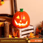 Citrouilles lumineuses Halloween - détail qualité plastique résistant