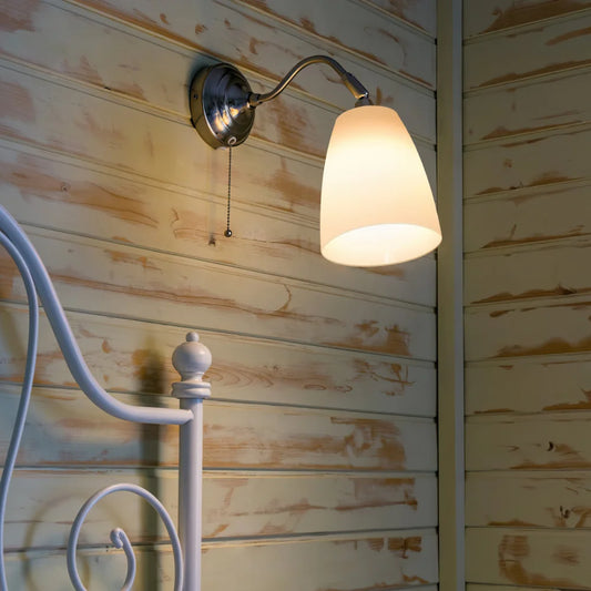 Abat-jour Plastique blanc tonneau - abat-jour contemporain vintage E14