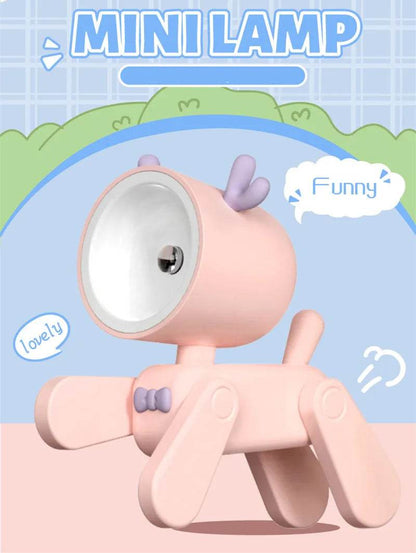 Petty Led : Mini veilleuse USB Rechargeable, lampe de Table, dessin animé, ornement de bureau, dortoir, chambre à coucher, lumière ambiante, cadeaux de vacances pour enfants, nouvelle collection - myledly