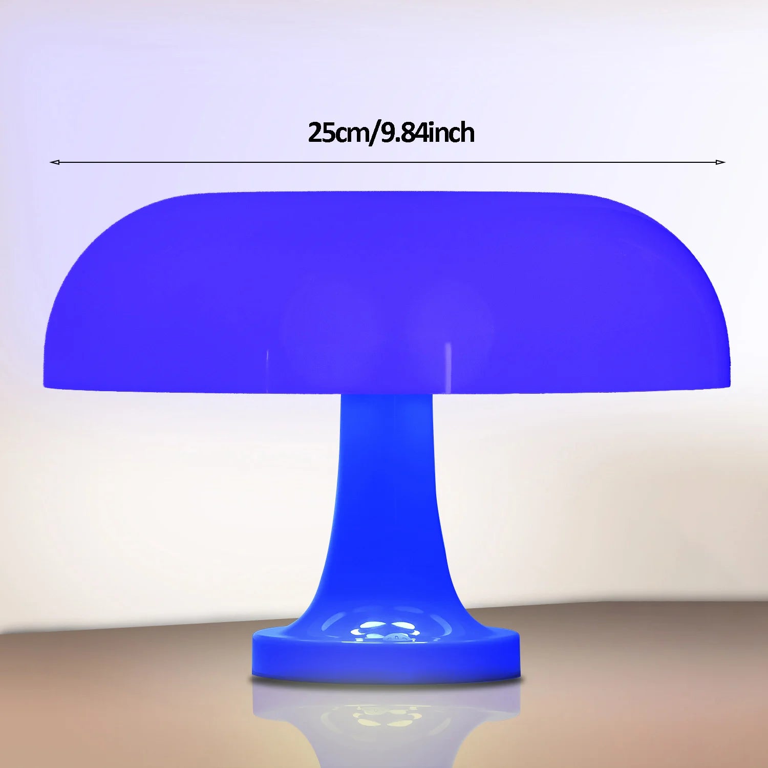 Lampe champignon bohème bleue Bohemushroom 25cm - luminaire décoratif LED