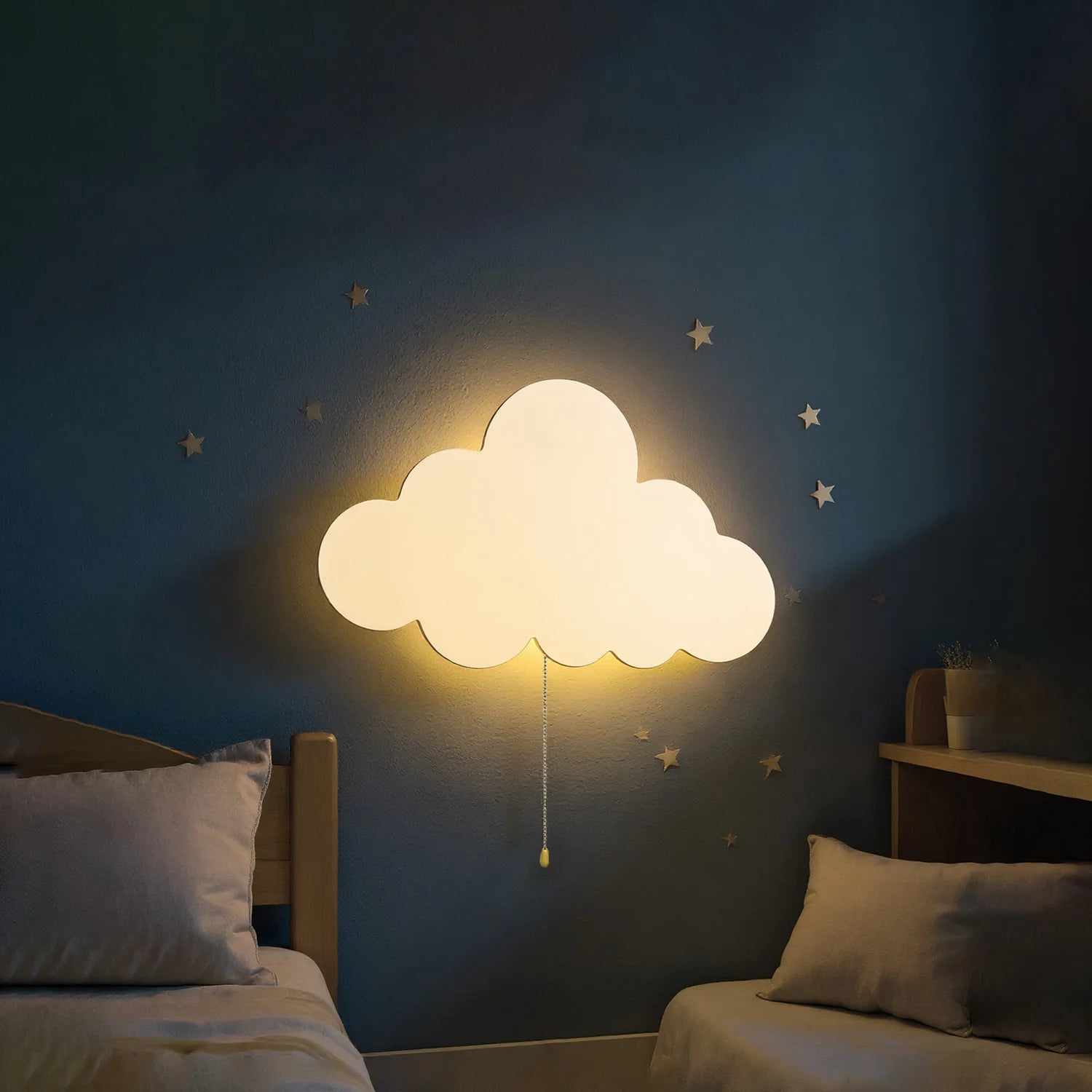 Veilleuse Wolkenlicht nuage - lampe murale LED piles chambre enfant