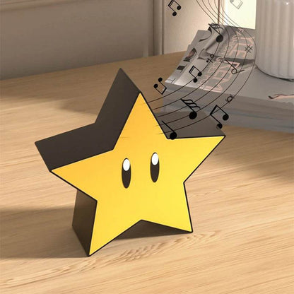 Starbox Led : Nouveau LED veilleuse lampe Super étoile lumière musique veilleuse son Usb charge lampe de bureau pour enfants cadeaux jouets - myledly