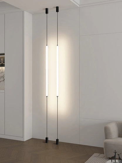 Lampadaire minimaliste aluminium - lampadaire LED cylindrique bidirectionnel