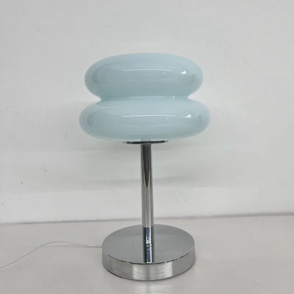  Lampe chevet design contemporain - vue technique dimensions compactes 20x32cm