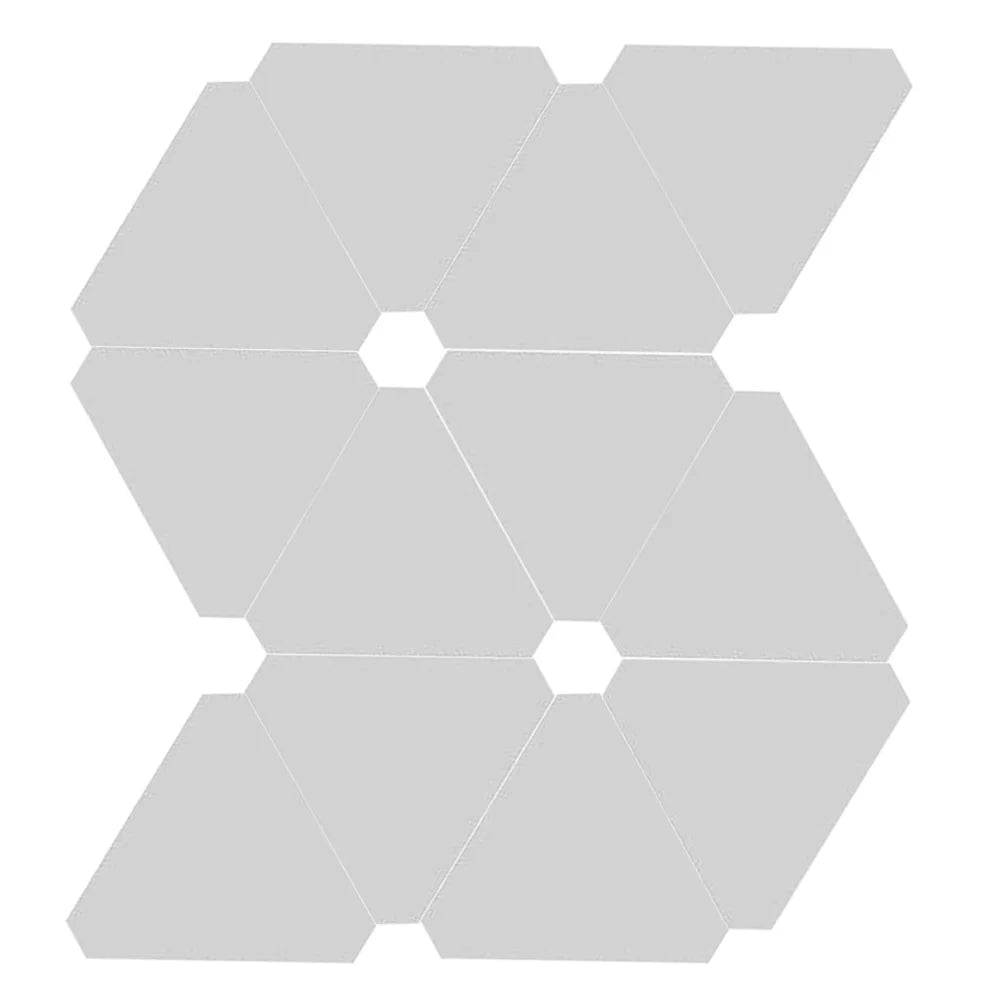 LED Triangle Application Murale USB WIFI Veilleuse RVB Lumière Ambiante Télécommande Intérieure Salle de Jeux Chambre Chevet Lumière Décorative - myledly