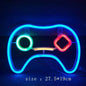 AOXO LED : Lampe néon Game Over 3D Led RGB, Illusion USB, veilleuse d'anniversaire, cadeau Cool pour ami, lit, salle de jeu, Table, décoration colorée - myledly