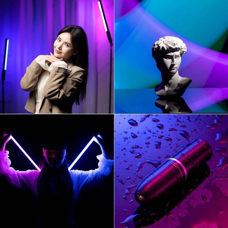 StickLamp : Ulanzi VL119 lampe de poche colorée RGB 19.68 pouces baguette de lumière LED portable CRI 95 + 2500 K-9000 K lampe de Studio de photographie - myledly