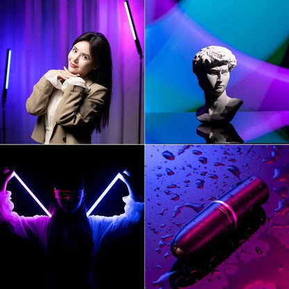StickLamp : Ulanzi VL119 lampe de poche colorée RGB 19.68 pouces baguette de lumière LED portable CRI 95 + 2500 K-9000 K lampe de Studio de photographie - myledly
