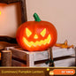 Citrouilles LED Halloween - décoration pelouse allée maison hantée
